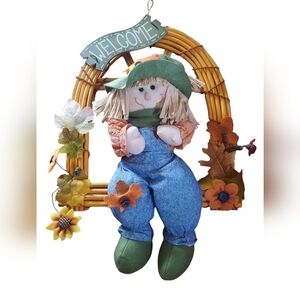 Welcome sign  fall season